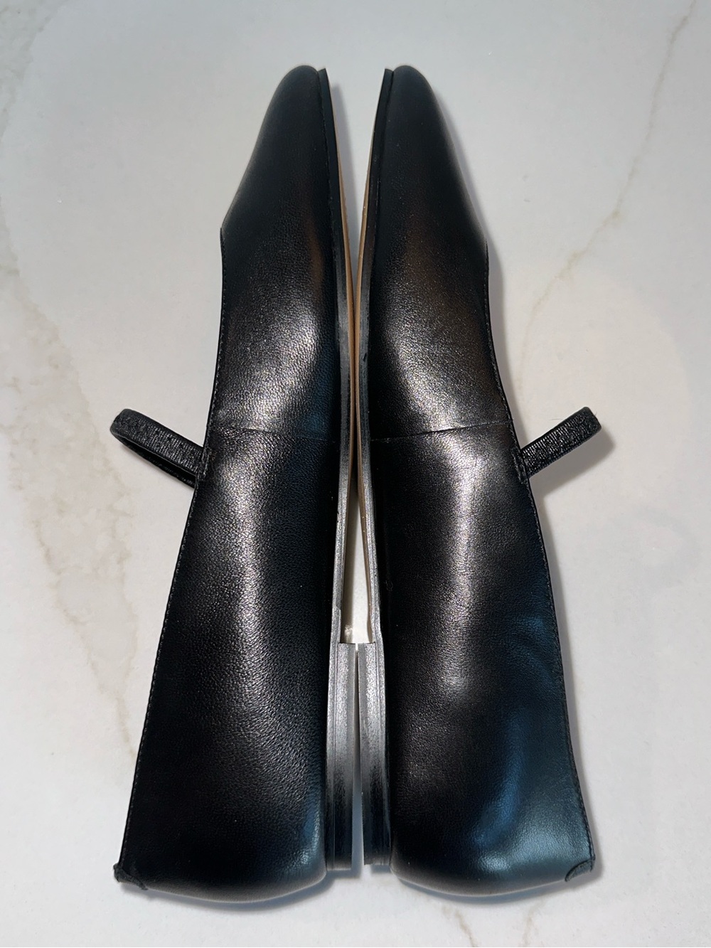 MARC FISHER LTD Urella Leather Mary Jane Flat Black - Picture 11 of 15